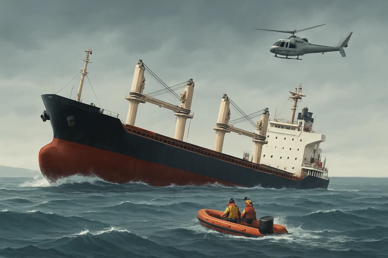 Cargo Ship Sinks Off Odisha Coast: Rescue Underway