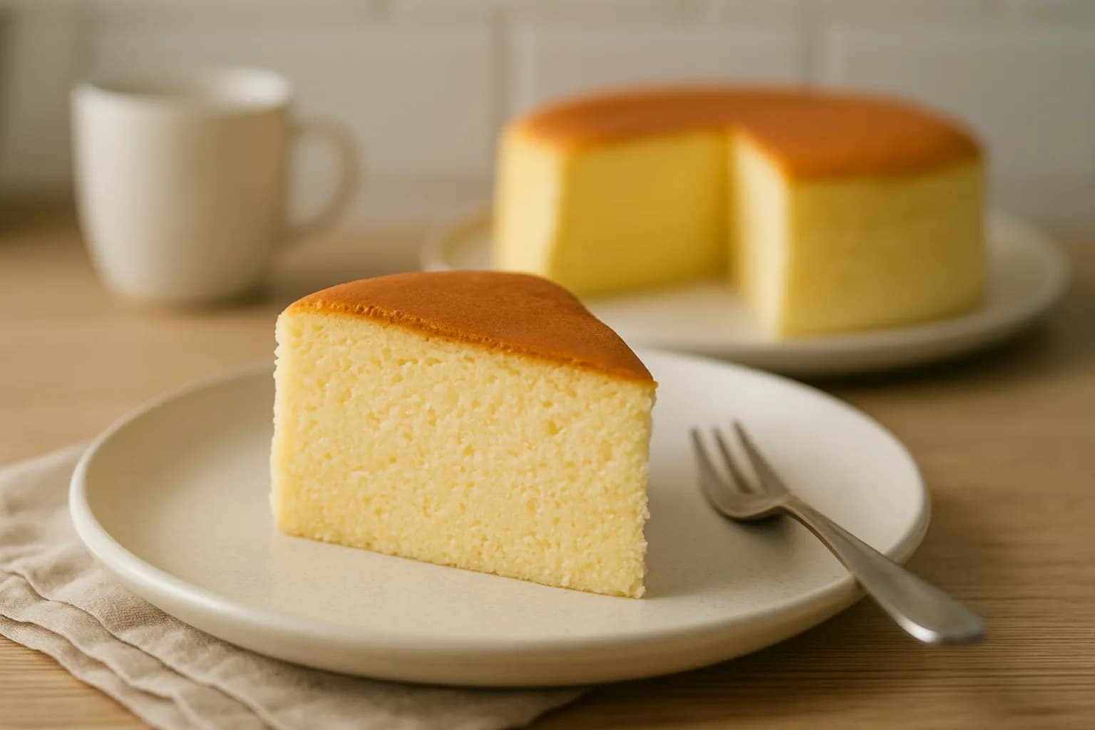2-Ingredient Japanese Cheesecake: Quick No-Bake Delight