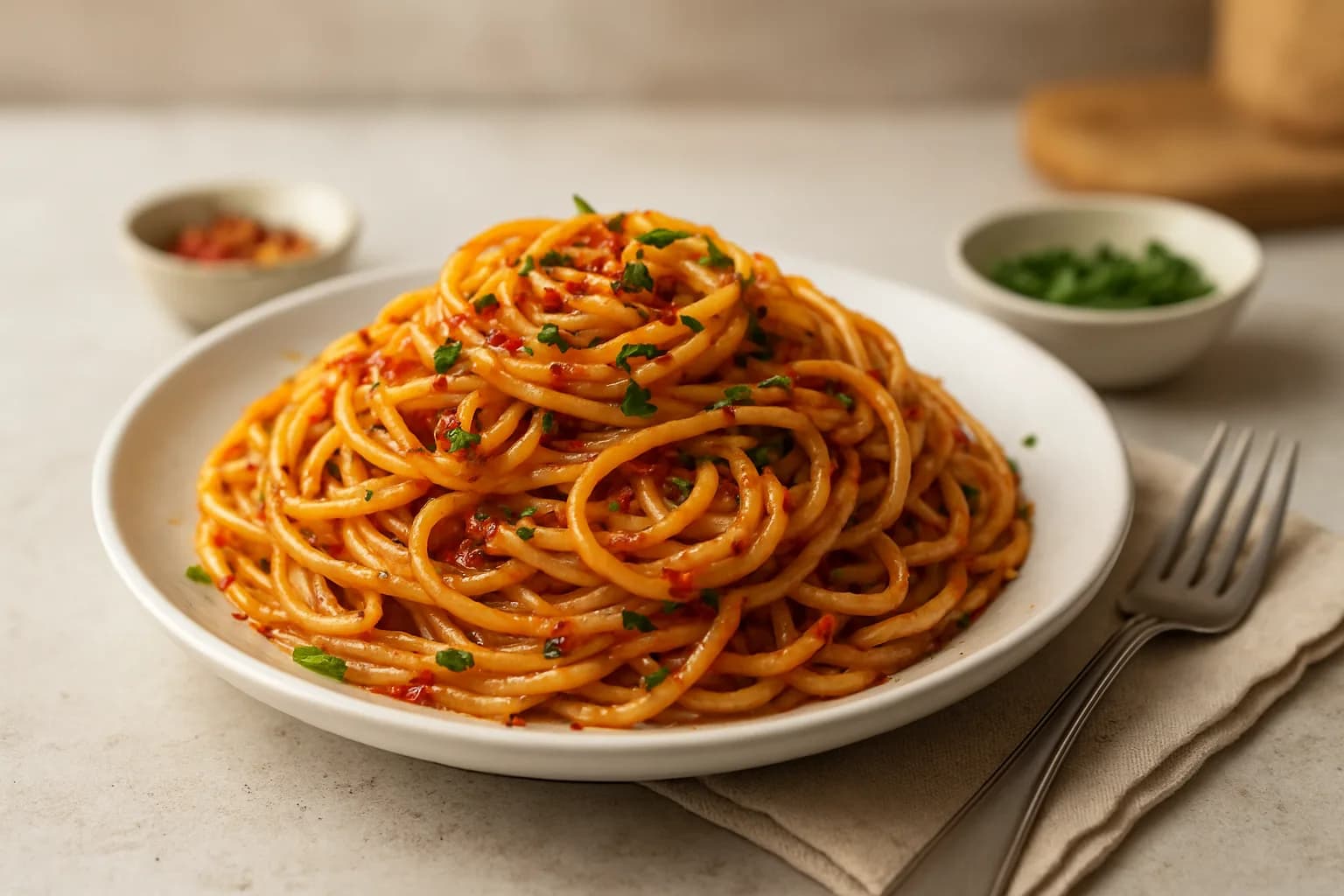 Cowboy Butter Spaghetti: Spicy Garlic Pasta Dinner