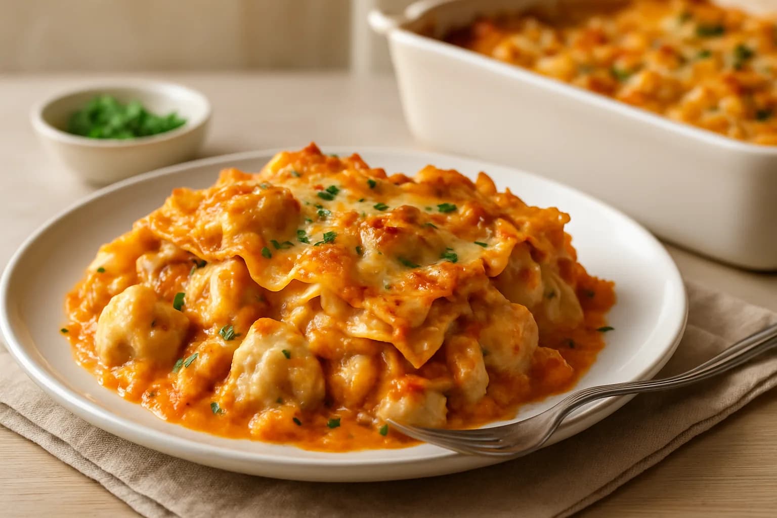 Dumpling Lasagna: Creamy Frozen Dumpling Casserole Remix