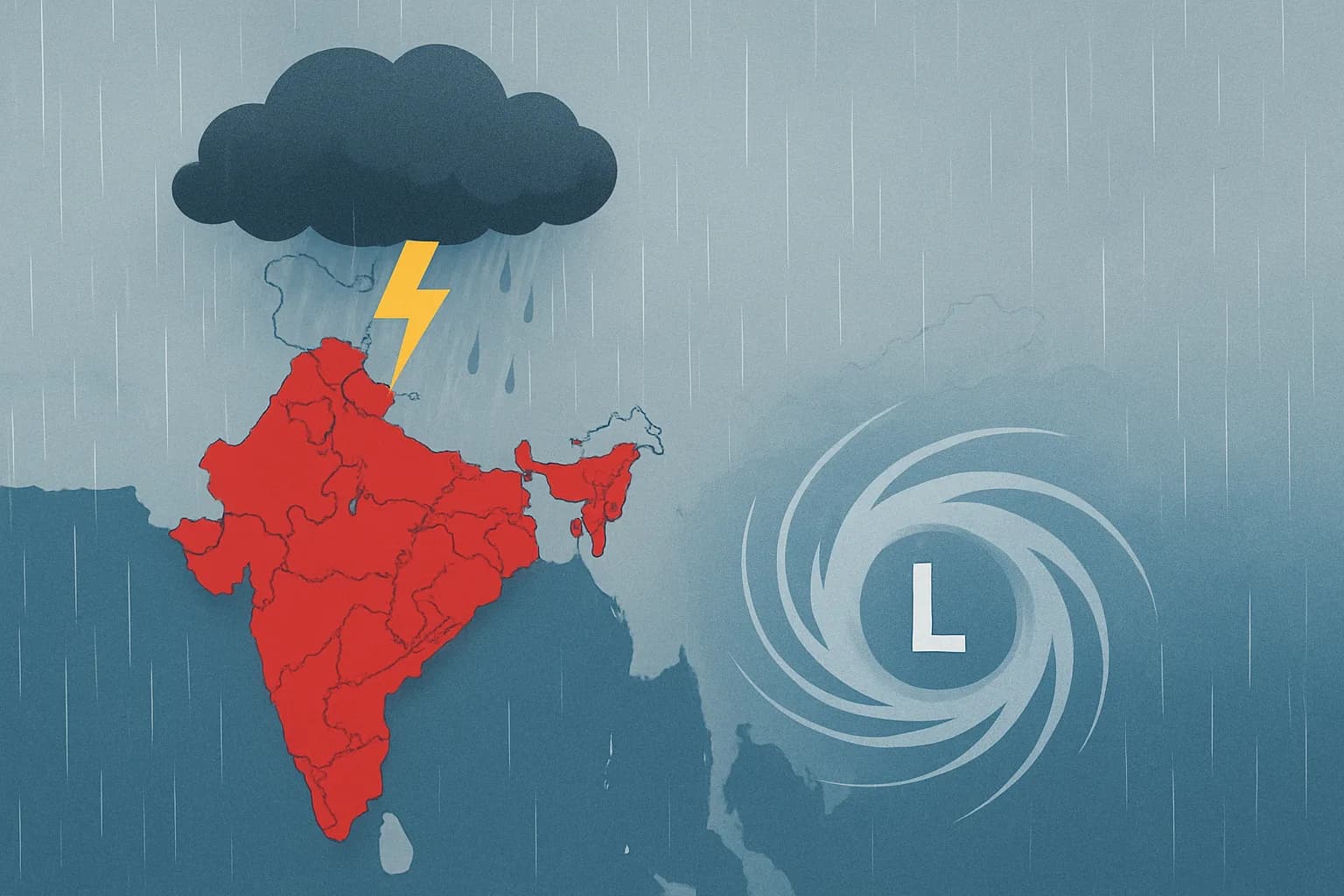 IMD Rain Alert Today: Heavy Rain Warning Across India