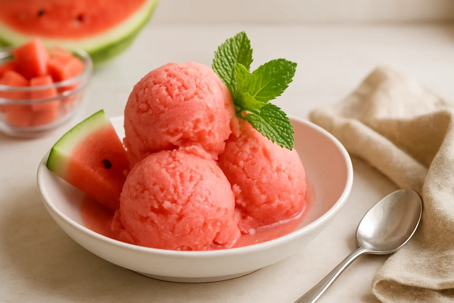 Easy Frozen Watermelon Ice Cream Recipe Without Ice Cream Maker